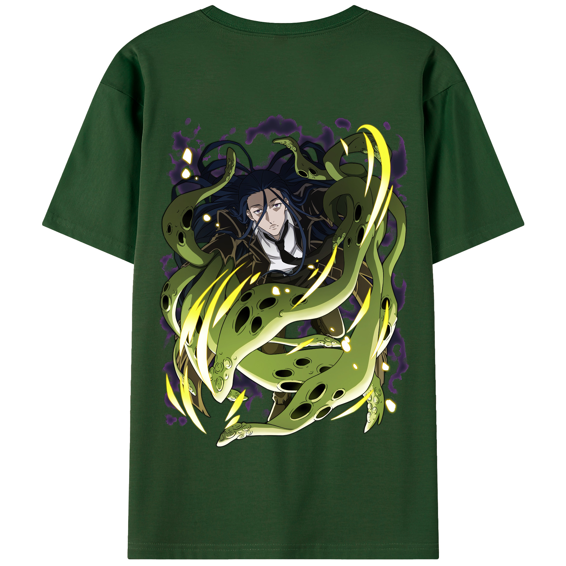 （画像用） 文豪ストレイドッグス Bungo Stray Dogs 綿100％半袖Tシャツ（背面プリント）